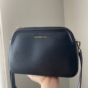 Michael Kors Houston Leather Double-Zip Crossbody